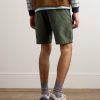 Slim-Fit Straight-Leg Cotton Cargo Shorts - BK