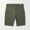 Slim-Fit Straight-Leg Cotton Cargo Shorts