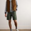 Slim-Fit Straight-Leg Cotton Cargo Shorts - OU