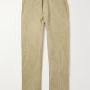 Thomas Embroidered Cotton and Linen-Blend Trousers Thomas Embroidered Cotton and Linen-Blend Trousers