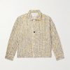 Striped Cotton Jacket Striped Cotton Jacket