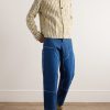 Striped Cotton Jacket - OU Striped Cotton Jacket - OU