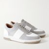 Atticus Suede and Full-Grain Leather Sneakers - FR