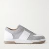 Atticus Suede and Full-Grain Leather Sneakers
