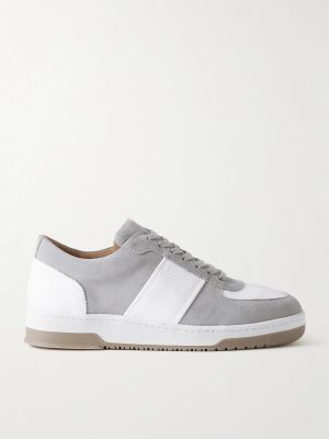 Atticus Suede and Full-Grain Leather Sneakers Atticus Suede and Full-Grain Leather Sneakers