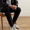 Atticus Suede and Full-Grain Leather Sneakers - OU