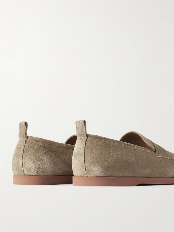 Leo Suede Penny Loafers - BK