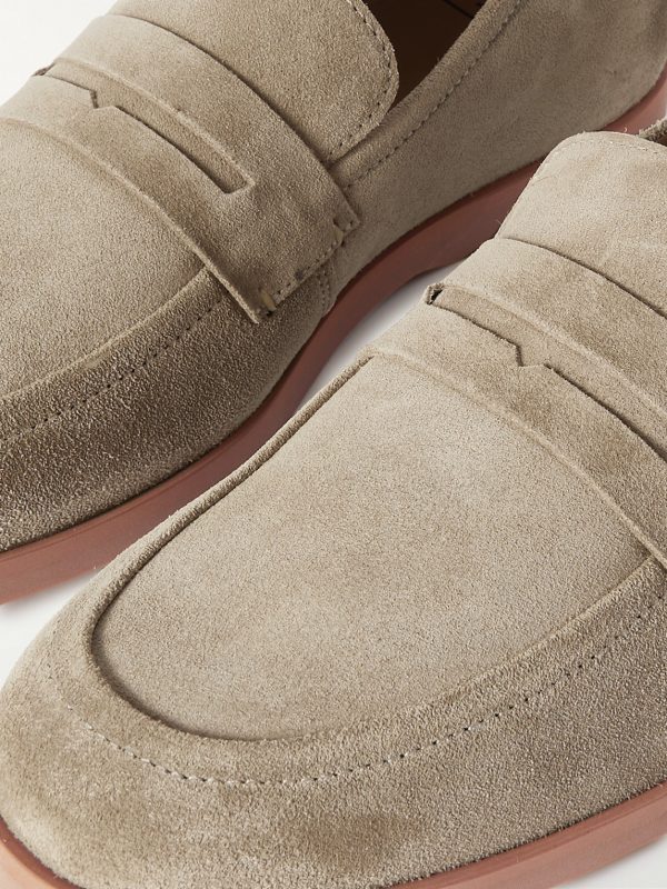 Leo Suede Penny Loafers - CU