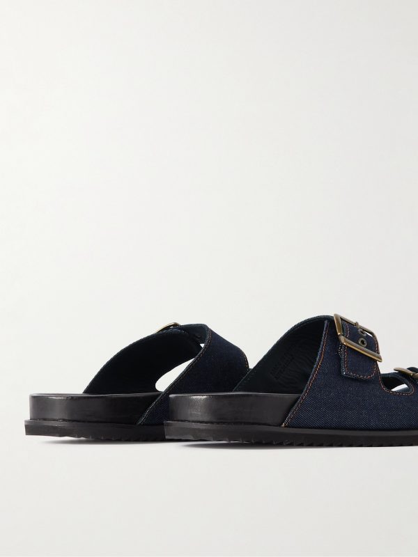 David Denim Sandals - BK