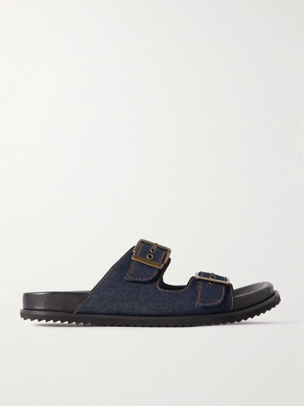 David Denim Sandals