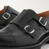 Olie Leather Monk-Strap Shoes - CU Olie Leather Monk-Strap Shoes - CU