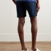 Straight-Leg Organic Cotton-Blend Twill Bermuda Shorts - BK