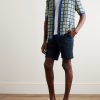 Straight-Leg Organic Cotton-Blend Twill Bermuda Shorts - OU