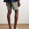 Straight-Leg Organic Cotton-Blend Twill Bermuda Shorts - BK Straight-Leg Organic Cotton-Blend Twill Bermuda Shorts - BK