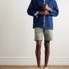 Straight-Leg Organic Cotton-Blend Twill Bermuda Shorts - OU Straight-Leg Organic Cotton-Blend Twill Bermuda Shorts - OU