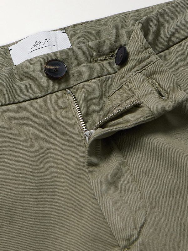 Samuel Straight-Leg Cotton-Blend Twill Chinos - E1 Samuel Straight-Leg Cotton-Blend Twill Chinos - E1