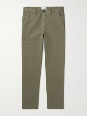 Samuel Straight-Leg Cotton-Blend Twill Chinos