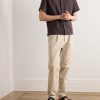 Daniel Tapered Pleated Garment-Dyed Organic Cotton-Twill Trousers - OU Daniel Tapered Pleated Garment-Dyed Organic Cotton-Twill Trousers - OU