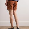 Straight-Leg Garment-Dyed Organic Cotton-Blend Twill Shorts - BK Straight-Leg Garment-Dyed Organic Cotton-Blend Twill Shorts - BK