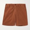 Straight-Leg Garment-Dyed Organic Cotton-Blend Twill Shorts Straight-Leg Garment-Dyed Organic Cotton-Blend Twill Shorts