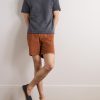 Straight-Leg Garment-Dyed Organic Cotton-Blend Twill Shorts - OU Straight-Leg Garment-Dyed Organic Cotton-Blend Twill Shorts - OU