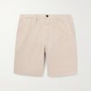 Straight-Leg Garment-Dyed Cotton-Blend Twill Bermuda Shorts Straight-Leg Garment-Dyed Cotton-Blend Twill Bermuda Shorts