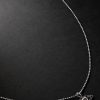 Evil Eye Rhodium-Plated Diamond Pendant Necklace Evil Eye Rhodium-Plated Diamond Pendant Necklace