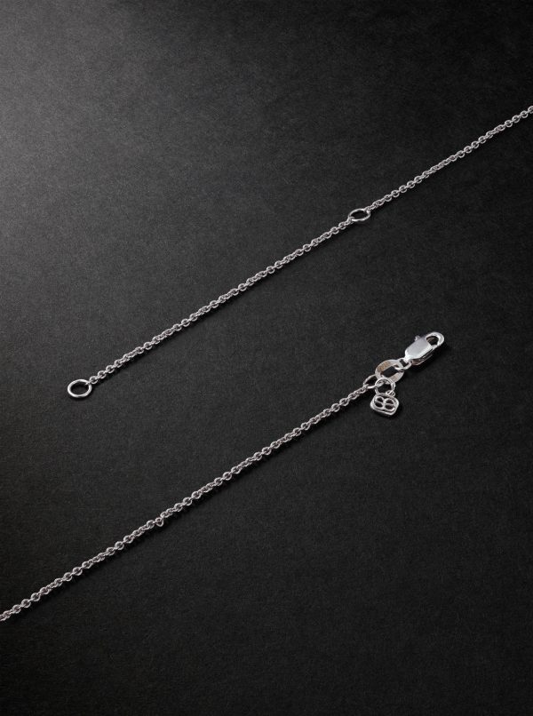 Evil Eye White Gold Diamond Necklace - BK Evil Eye White Gold Diamond Necklace - BK