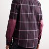 Loge Peak Checked Brushed Cotton-Blend Flannel Shirt - BK Loge Peak Checked Brushed Cotton-Blend Flannel Shirt - BK