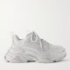 Triple S Rhinestone-Embellished Microfibre Sneakers