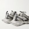 3XL Distressed Mesh and Rubber Sneakers - BK 3XL Distressed Mesh and Rubber Sneakers - BK