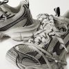 3XL Distressed Mesh and Rubber Sneakers - CU 3XL Distressed Mesh and Rubber Sneakers - CU