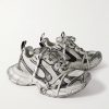 3XL Distressed Mesh and Rubber Sneakers - FR 3XL Distressed Mesh and Rubber Sneakers - FR