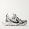 3XL Distressed Mesh and Rubber Sneakers 3XL Distressed Mesh and Rubber Sneakers