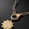 Star Gold Diamond Pendant Necklace - CU Star Gold Diamond Pendant Necklace - CU