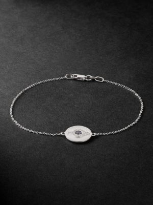 Golden Eye White Gold, Sapphire and Diamond Bracelet Golden Eye White Gold, Sapphire and Diamond Bracelet