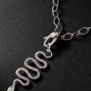 White Gold Diamond Necklace - CU