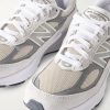 990v6 Leather-Trimmed Suede and Mesh Sneakers - CU