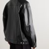 Leather Trucker Jacket - BK
