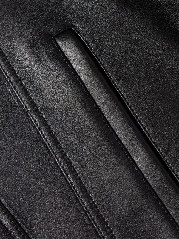 Leather Trucker Jacket - E1