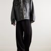 Leather Trucker Jacket - OU