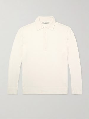 Zefira Cashmere and Silk-Blend Polo Shirt Zefira Cashmere and Silk-Blend Polo Shirt