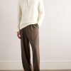 Zefira Cashmere and Silk-Blend Polo Shirt - OU Zefira Cashmere and Silk-Blend Polo Shirt - OU
