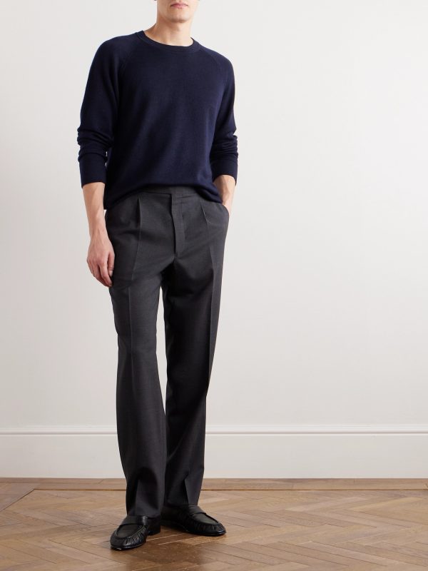 Zefira Cashmere and Silk-Blend Sweatshirt - OU Zefira Cashmere and Silk-Blend Sweatshirt - OU