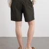 Atlantico Straight-Leg Cotton-Seersucker Drawstring Shorts - BK Atlantico Straight-Leg Cotton-Seersucker Drawstring Shorts - BK