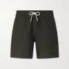 Atlantico Straight-Leg Cotton-Seersucker Drawstring Shorts Atlantico Straight-Leg Cotton-Seersucker Drawstring Shorts