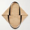 + Paula’s Ibiza Puzzle Fold Large Leather-Trimmed Raffia Tote Bag - E2