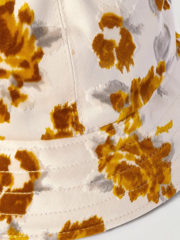 Hila Flocked Cotton-Twill Bucket Hat - CU