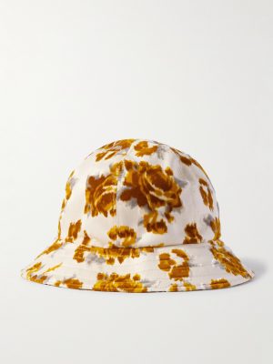 Hila Flocked Cotton-Twill Bucket Hat Hila Flocked Cotton-Twill Bucket Hat