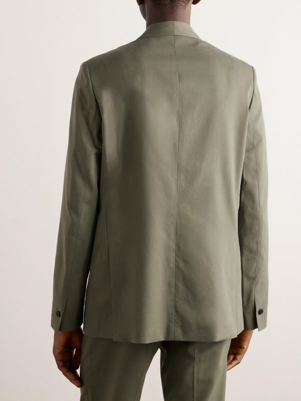 Shinji Lyocell and Cotton-Blend Suit Jacket - BK Shinji Lyocell and Cotton-Blend Suit Jacket - BK